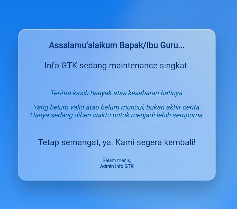 Saat Sistem Sedang Berhenti Sejenak: Belajar Bersabar Menunggu